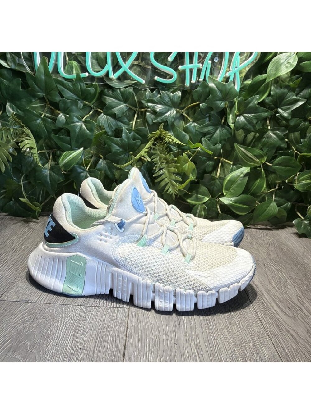 Nike Free Metcon 4 White Mint Foam Training Shoes Women's Size 10.5